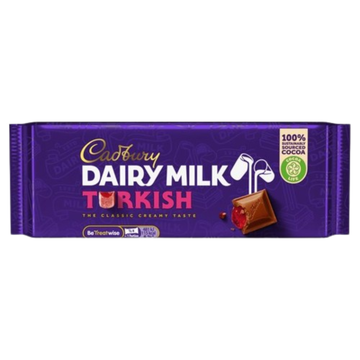 36 Pack x Cadbury Dairy Milk Chocolate Turkish Delight 50g